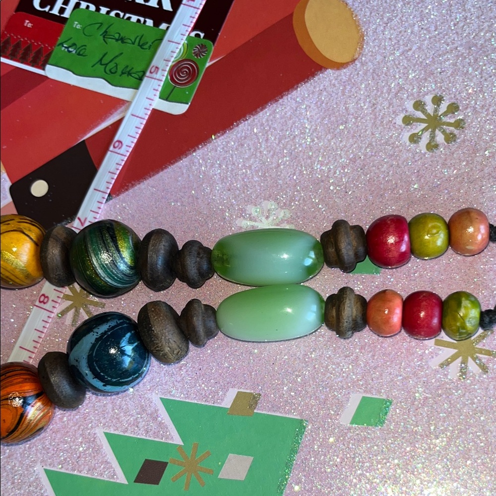 Handmade in Africa Colorful Wooden Necklace - Picture 15 of 15